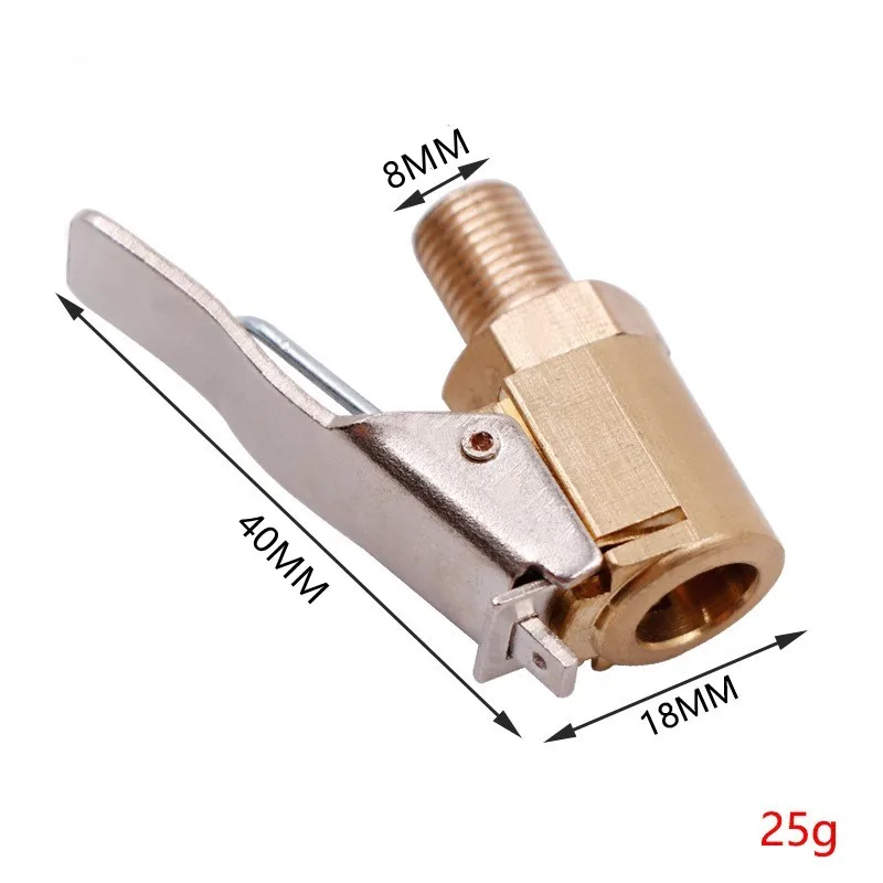 8MM Car Air Pump Nozzle Adapter Truck Tire Inflator Valve Connector Head Clip For Threaded Type Air Valve
8MM Car Air Pump Nozzle Adapter Truck Tire Inflator Valve Connector Head Clip For Threaded Type Air Valve