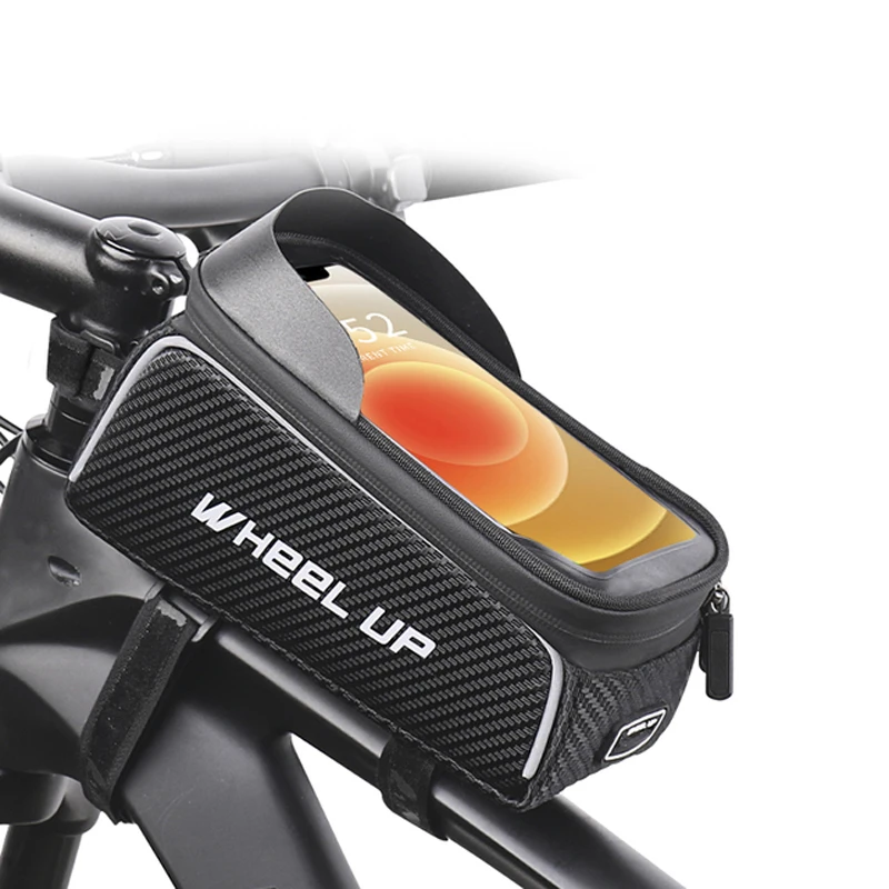 WHEEL UP Bicycle Frame Bag Touchscreen Front MTB Bag Bike Cell Phone Holder Case For 6.8 Inch Cycling Handlebar Top Tube Pannier
WHEEL UP Bicycle Frame Bag Touchscreen Front MTB Bag Bike Cell Phone Holder Case For 6.8 Inch Cycling Handlebar Top Tube Pannier
