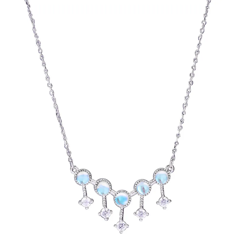 Fengxiaoling 2020 Trend Large 925 Sterling Silver Moonstone Pendant Necklaces For Women Luxury Zircon Silver Necklace Jewelry
Fengxiaoling 2020 Trend Large 925 Sterling Silver Moonstone Pendant Necklaces For Women Luxury Zircon Silver Necklace Jewelry