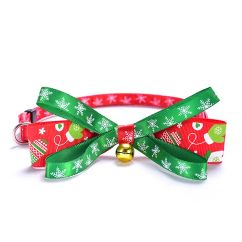 1PC Christmas Pet Cat Dog Collar Bell Bow Tie Adjustable Neck Strap Cat Dog Grooming Accessories Pet Product Supplies
1PC Christmas Pet Cat Dog Collar Bell Bow Tie Adjustable Neck Strap Cat Dog Grooming Accessories Pet Product Supplies