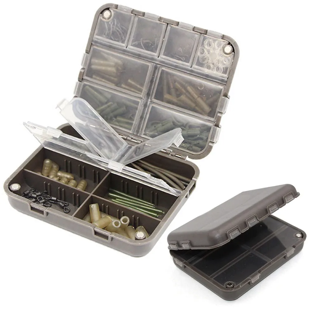 Portable Fishing Tackle Box With Magnet Lid Carp Fishing Bait Lure Swivels Hooks Storage Carring Case Accessories Storage Boxes
Portable Fishing Tackle Box With Magnet Lid Carp Fishing Bait Lure Swivels Hooks Storage Carring Case Accessories Storage Boxes