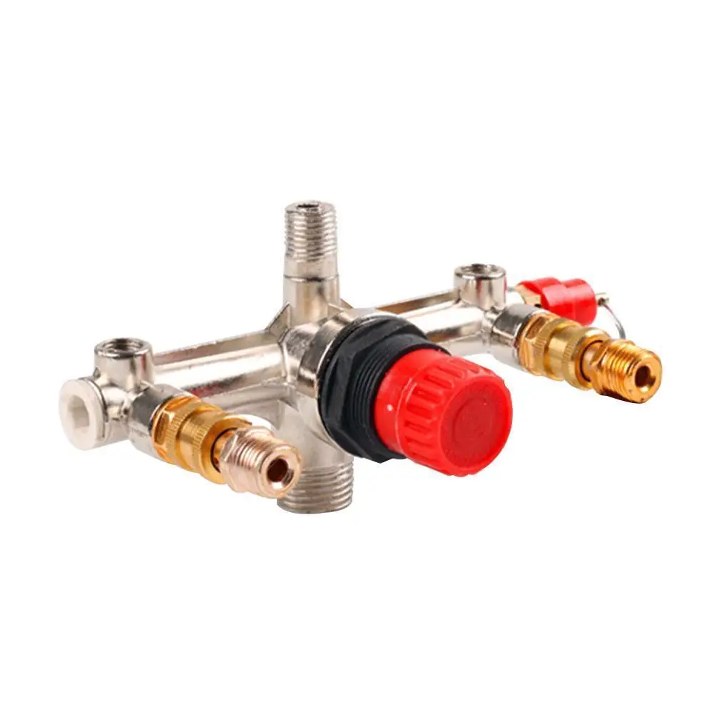 Air Compressor Double Outlet Tube Pressure Regulator Valve Switch Fittings Kit Suitable For Piston Compressor
Air Compressor Double Outlet Tube Pressure Regulator Valve Switch Fittings Kit Suitable For Piston Compressor