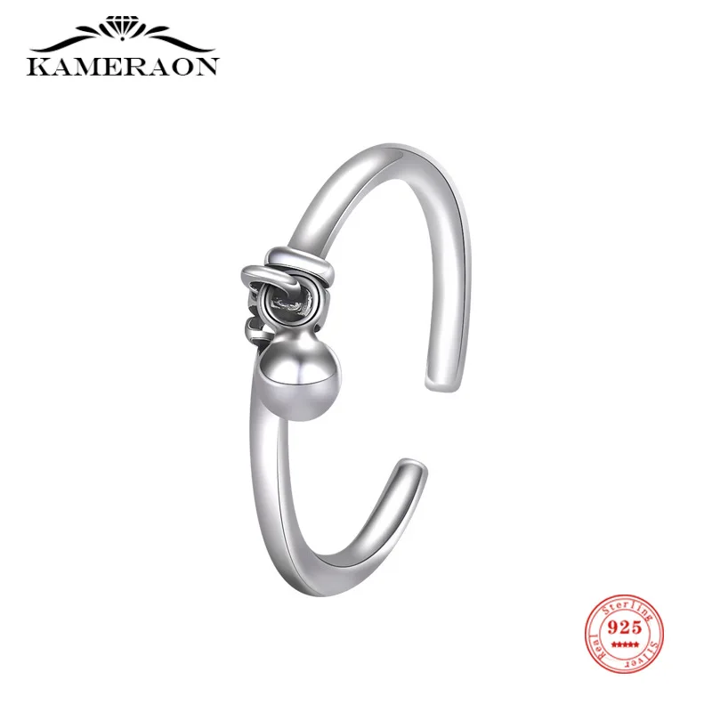 925 Sterling Silver Women Rings with Round Bead Pendant Open Adjustable Rings Fashion Trendy Jewellery for Lover Sister Gift
925 Sterling Silver Women Rings with Round Bead Pendant Open Adjustable Rings Fashion Trendy Jewellery for Lover Sister Gift