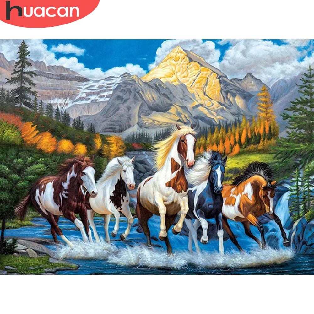 HUACAN Coloring By Number Horse Animal Drawing On Canvas Picture By Number Mountain Art HandPainted Home Decoration DIY Gift
HUACAN Coloring By Number Horse Animal Drawing On Canvas Picture By Number Mountain Art HandPainted Home Decoration DIY Gift