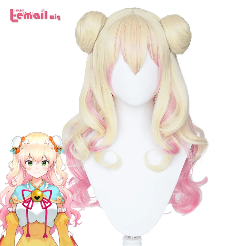 L-email wig Hololive Momosuzu Nene Cosplay Wig Hololive Vtuber Cosplay Blonde Pinik Wig with Buns Heat Resistant Synthetic Hair
L-email wig Hololive Momosuzu Nene Cosplay Wig Hololive Vtuber Cosplay Blonde Pinik Wig with Buns Heat Resistant Synthetic Hair