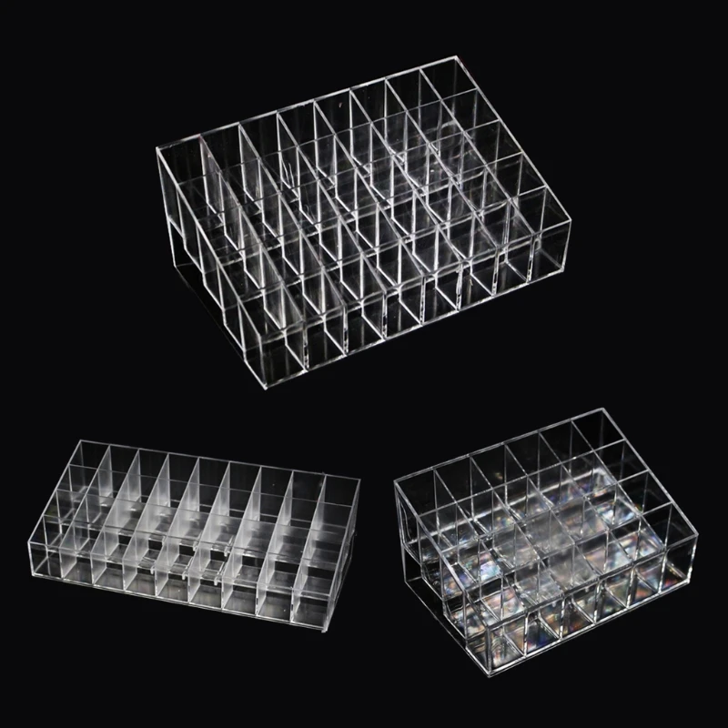 Transparent Cosmetic Storage Box 24/36/40 Grid Display Stand Makeup Organizer 69HB
Transparent Cosmetic Storage Box 24/36/40 Grid Display Stand Makeup Organizer 69HB