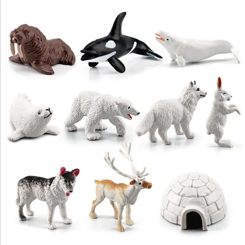10Pcs Arctic Circle Ocean Sea Animal Figurines Set Animal Learning Models Figures Christmas New Year Birthdays Gift for kid
10Pcs Arctic Circle Ocean Sea Animal Figurines Set Animal Learning Models Figures Christmas New Year Birthdays Gift for kid