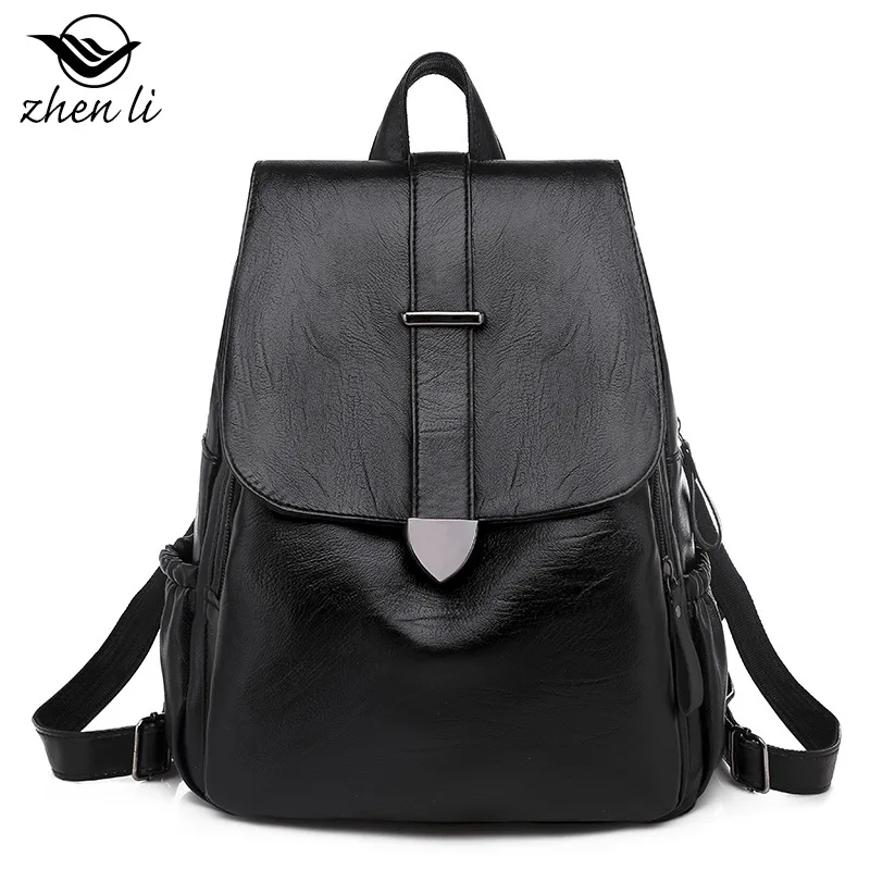 2021 New Arrivals Women's Backpacks For Female PU Leather Black Solid Color High Quality Fashion Women Work Office Flap Bags
2021 New Arrivals Women's Backpacks For Female PU Leather Black Solid Color High Quality Fashion Women Work Office Flap Bags