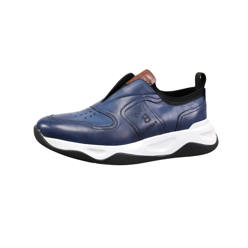 recreational shoe rubber soles to help smooth and round head down a breathable leather leather men's shoes sneakers
recreational shoe rubber soles to help smooth and round head down a breathable leather leather men's shoes sneakers