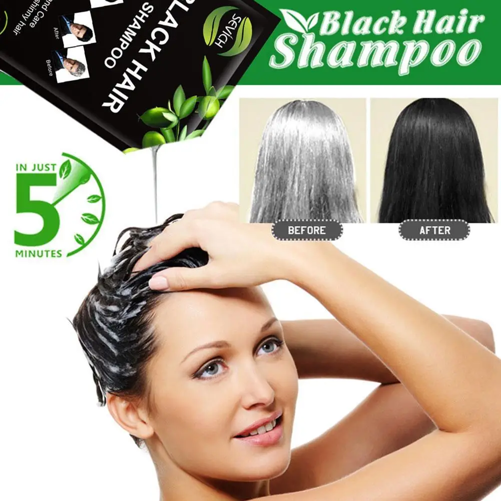 1pcs Instant Black Hair Shampoo Make Grey and White Hair Darkening and Shinny in 5 Minute Sevich Brand Make Up
1pcs Instant Black Hair Shampoo Make Grey and White Hair Darkening and Shinny in 5 Minute Sevich Brand Make Up