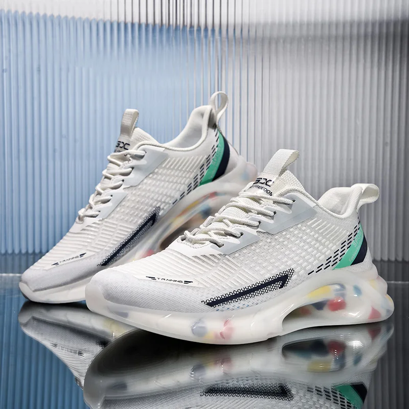 Summer Breathable Popcorn Novelties 2021 Trend High Quality Designer Multicolor Sneakers Light Running Shoe for Men Rubber EVA
Summer Breathable Popcorn Novelties 2021 Trend High Quality Designer Multicolor Sneakers Light Running Shoe for Men Rubber EVA
