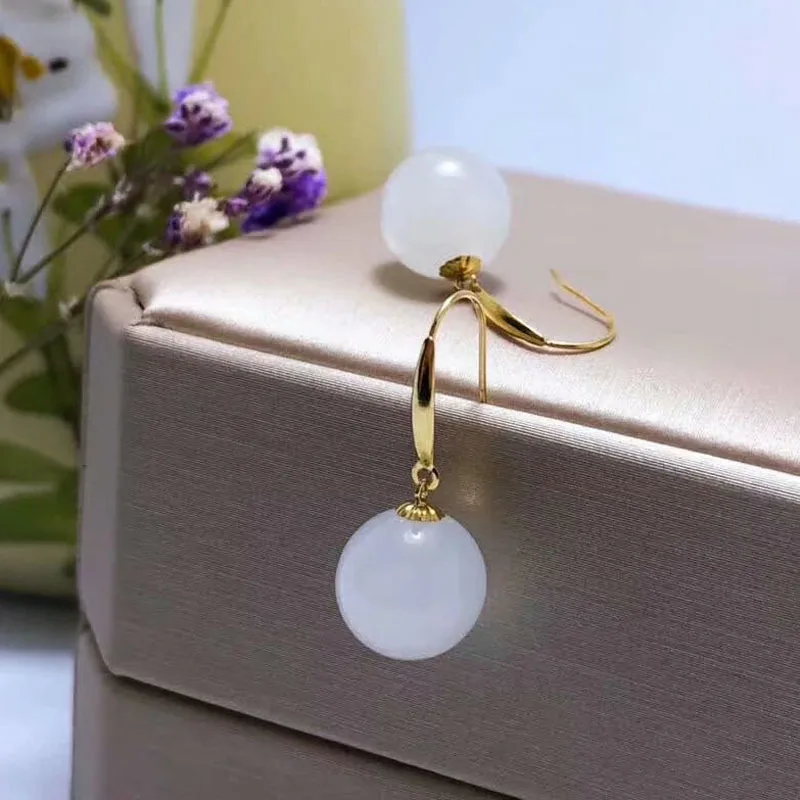 SHILOVEM 18k yellow gold Natural white Jasper drop earrings classic fine Jewelry women wedding gift new plant yze1010866hby
SHILOVEM 18k yellow gold Natural white Jasper drop earrings classic fine Jewelry women wedding gift new plant yze1010866hby