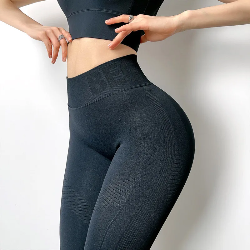 

Women Gym Yoga Seamless Pants Sports Clothes Stretchy High Waist Athletic Exercise Fitness Leggings Activewear Pants MITAOGIRL