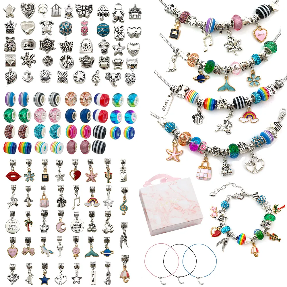 1Set Bracelet Jewelry Making GiftKit DIY Charm Necklaces Pendant Bead Snake Chain Fashion Women Jewelry Supplies for Girls Teens
1Set Bracelet Jewelry Making GiftKit DIY Charm Necklaces Pendant Bead Snake Chain Fashion Women Jewelry Supplies for Girls Teens