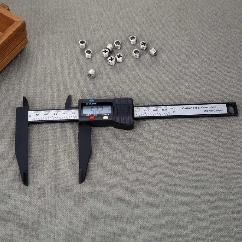 6 inch 150mm Digital Caliper Electronic Vernier Caliper 150mm Calliper Micrometer Digital Ruler Measuring Tool 150mm 0.1mm
6 inch 150mm Digital Caliper Electronic Vernier Caliper 150mm Calliper Micrometer Digital Ruler Measuring Tool 150mm 0.1mm