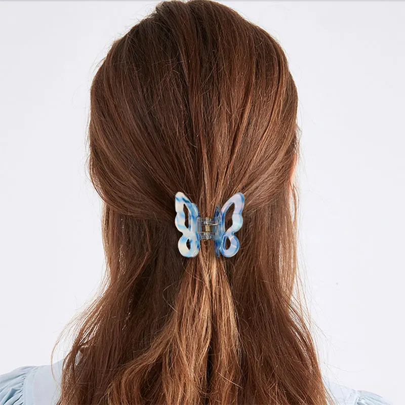 Mini Butterfly Hair Claws Colorful Gradient Hair Clips For Women Acetate Hairpins Acrylic Hair Ornament Girls Fashion Headwear
Mini Butterfly Hair Claws Colorful Gradient Hair Clips For Women Acetate Hairpins Acrylic Hair Ornament Girls Fashion Headwear