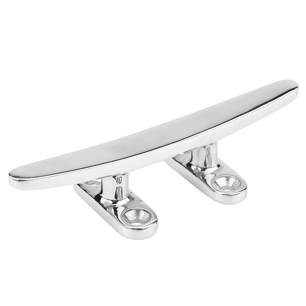 Stainless Steel Marine Boat Dock Deck Cleat Flat Top Base Low Silhouette Trimline Cleat 125MM
Stainless Steel Marine Boat Dock Deck Cleat Flat Top Base Low Silhouette Trimline Cleat 125MM