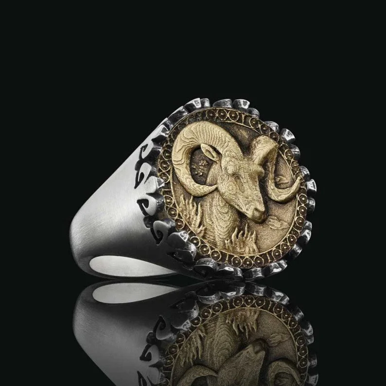 Aries Zodiac Silver Ring - Aries Ring - Birthday Gift - Sterling Silver Aries Ring - Horoscope Ring, Aries Horoscope Ring-
Aries Zodiac Silver Ring - Aries Ring - Birthday Gift - Sterling Silver Aries Ring - Horoscope Ring, Aries Horoscope Ring-