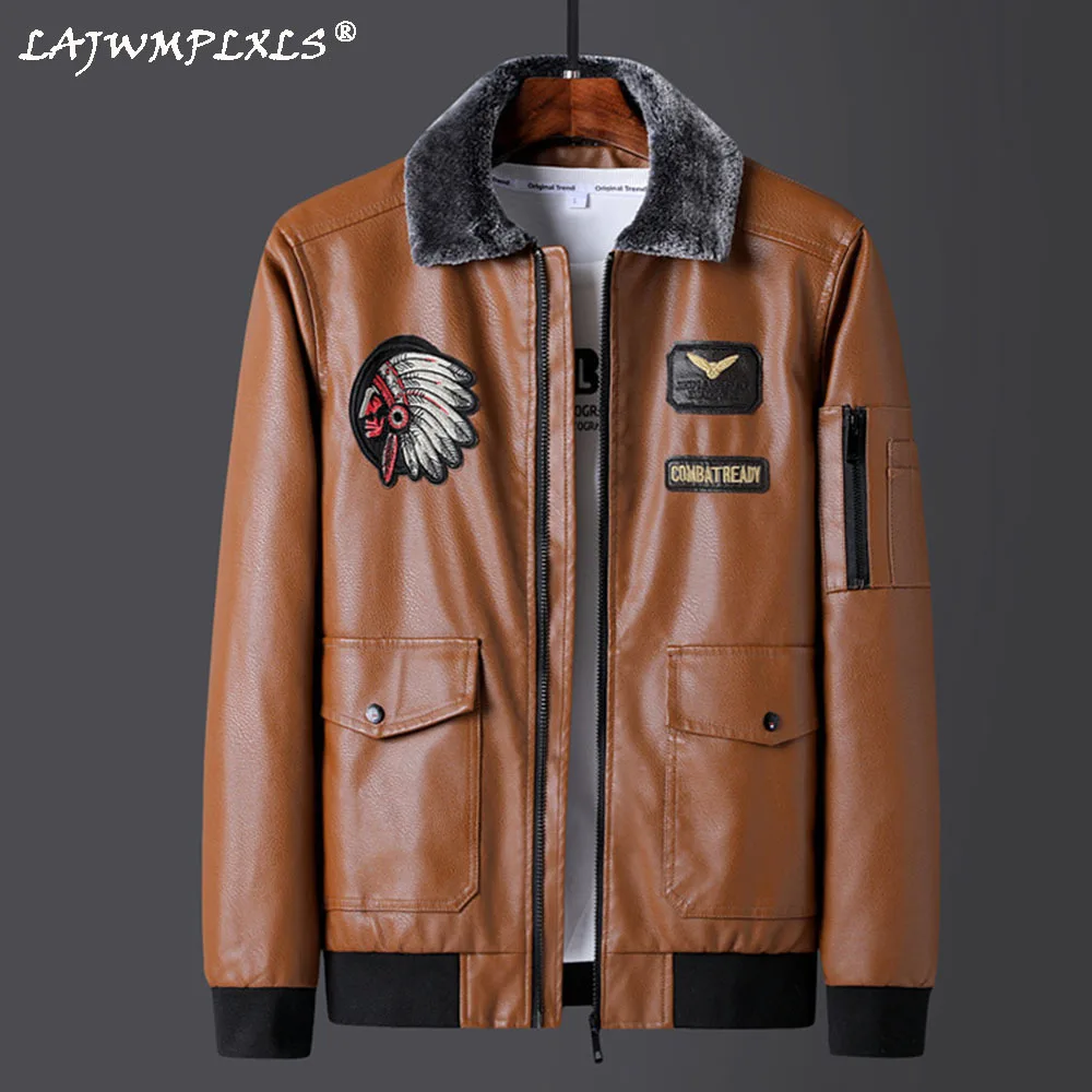 Куртка мужская кожаная, черная, коричневая, Байкерская, с вышивкой, в стиле панк
Куртка мужская кожаная, черная, коричневая, Байкерская, с вышивкой, в стиле панк