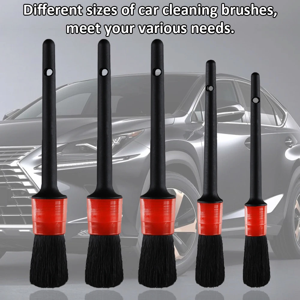 5Pcs Detailing Brush Car Wash Brush for Auto Washing Car Interior Cleaning Wheel Gap Rims Dashboard Air Vent Trim Detailing Tool
5Pcs Detailing Brush Car Wash Brush for Auto Washing Car Interior Cleaning Wheel Gap Rims Dashboard Air Vent Trim Detailing Tool