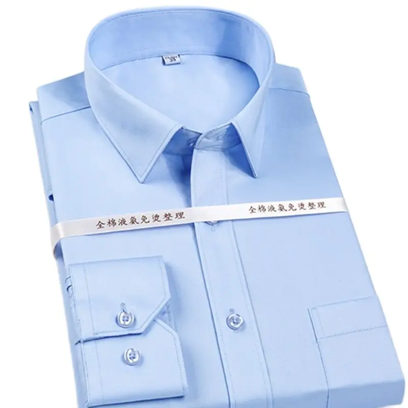 High Grade 100% Mercerized Cotton Square Collar Solid s~5xl Men's Dress Shirts Long Sleeve Slim Fit Anti Wrinkle Easy Care
High Grade 100% Mercerized Cotton Square Collar Solid s~5xl Men's Dress Shirts Long Sleeve Slim Fit Anti Wrinkle Easy Care