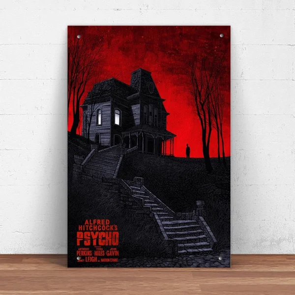 Psycho 1960 Horror Movie Metal Tin Sign Pin Up Metal Sign Metal Decor Wall Sign Wall Decor (20cmx30cm) HIC62
Psycho 1960 Horror Movie Metal Tin Sign Pin Up Metal Sign Metal Decor Wall Sign Wall Decor (20cmx30cm) HIC62