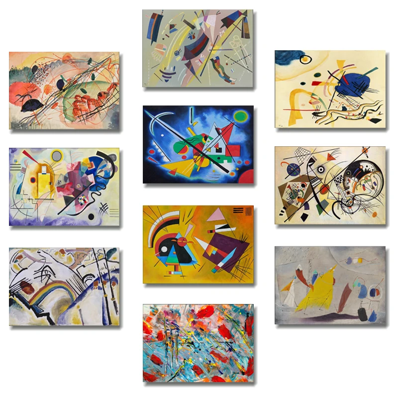 Kandinsky Watercolor Abstract Decorative Hanging Painting Personality Creative Painting Art Wall Poster of Academy of Fine Arts
Kandinsky Watercolor Abstract Decorative Hanging Painting Personality Creative Painting Art Wall Poster of Academy of Fine Arts