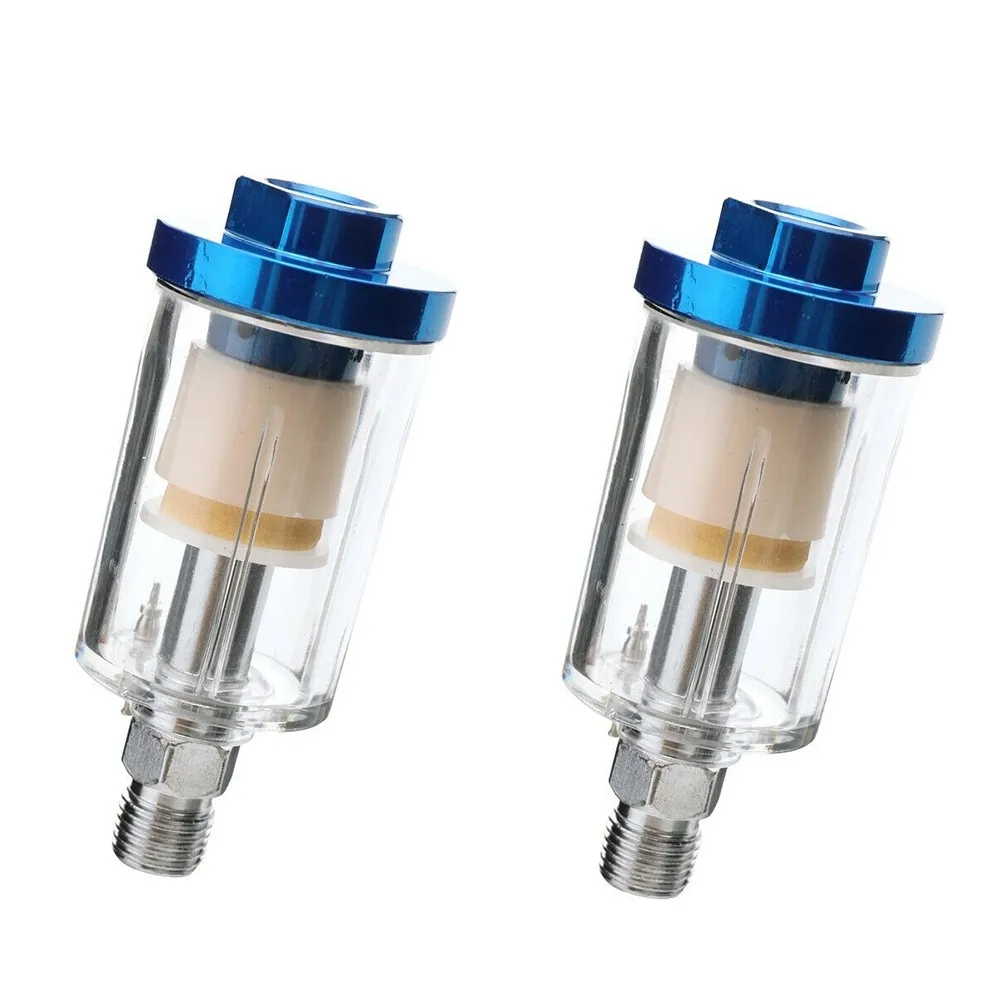 2Pcs 1/4" Water Oil Separator Air Filter Moisture Trap 90 PSI Pneumatic Tool Parts For Compressor Spray Paint Gun
2Pcs 1/4" Water Oil Separator Air Filter Moisture Trap 90 PSI Pneumatic Tool Parts For Compressor Spray Paint Gun