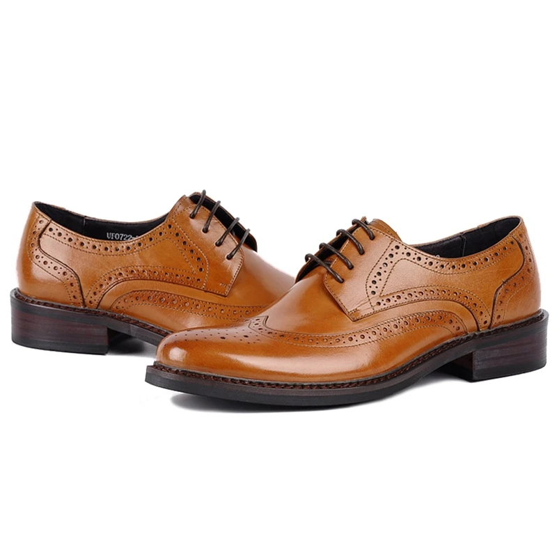 British Designer Genuine Leather Man Carved Wingtip Brogues Shoes Round Toe Laces Handmade Men's Derby Medallion Oxfords WF229
British Designer Genuine Leather Man Carved Wingtip Brogues Shoes Round Toe Laces Handmade Men's Derby Medallion Oxfords WF229