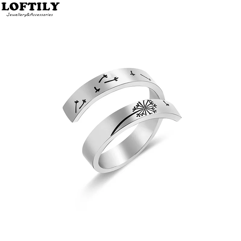 Fashion Dandelion Ring Ring Gift for Women Men Friend Stainless Steel Daily Birthday Graduation Gift Jewelry Mother's Day
Fashion Dandelion Ring Ring Gift for Women Men Friend Stainless Steel Daily Birthday Graduation Gift Jewelry Mother's Day