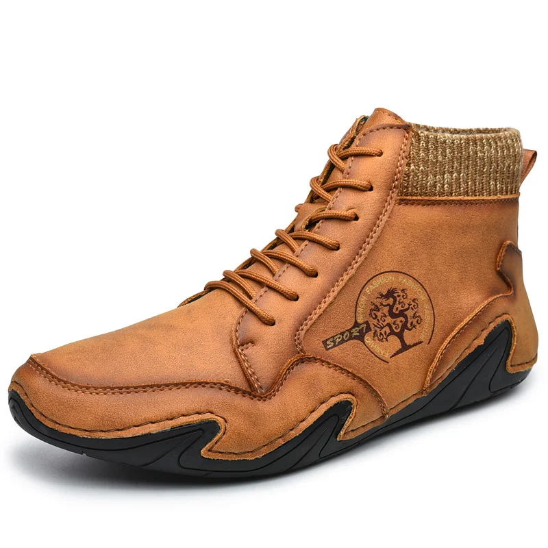 New Men's Boots Winter Snow Boots High Quality Leather Man Ankle Boots Plush Warm Men Boots Fashion Men Shoes Size 38-48
New Men's Boots Winter Snow Boots High Quality Leather Man Ankle Boots Plush Warm Men Boots Fashion Men Shoes Size 38-48