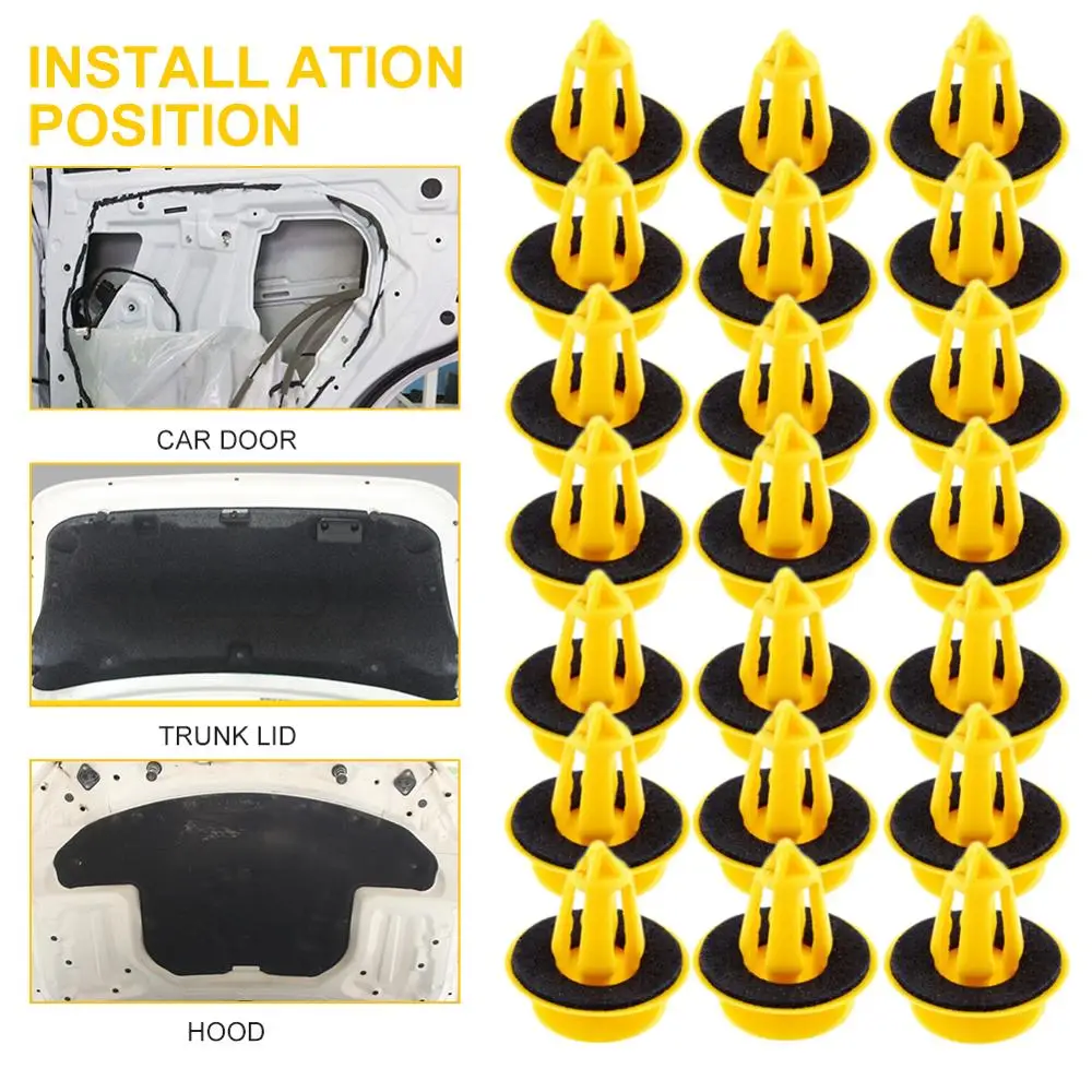 50PCS Car Door Trim Panels Fastener Clips Auto Plastic Fixed Clip Retainer Fastener Rivet
50PCS Car Door Trim Panels Fastener Clips Auto Plastic Fixed Clip Retainer Fastener Rivet