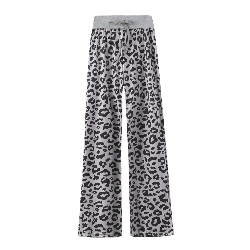 Plus Size Fashion Autumn Leopard Printed Wide Leg Pants Women High Waist Loose Palazzo Snakeshin Pants Elegant Office Ladies
Plus Size Fashion Autumn Leopard Printed Wide Leg Pants Women High Waist Loose Palazzo Snakeshin Pants Elegant Office Ladies