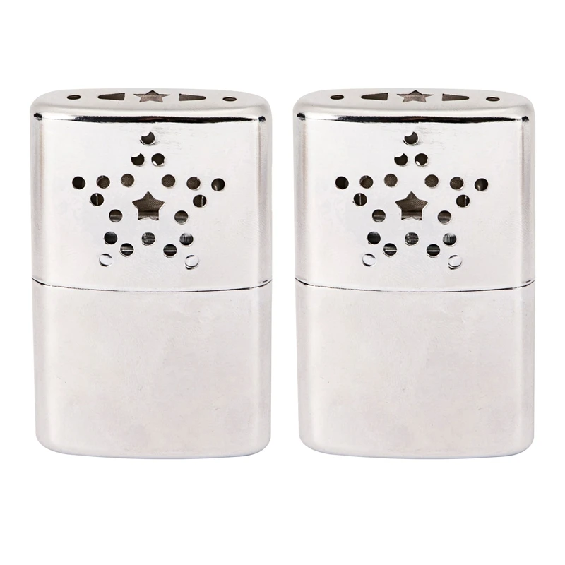 2Pcs Portable Fuel Hand Warmer Reusable Platinum Standard Pocket Handy Hand Warmers Head for Outdoor Hunting Fishing
2Pcs Portable Fuel Hand Warmer Reusable Platinum Standard Pocket Handy Hand Warmers Head for Outdoor Hunting Fishing