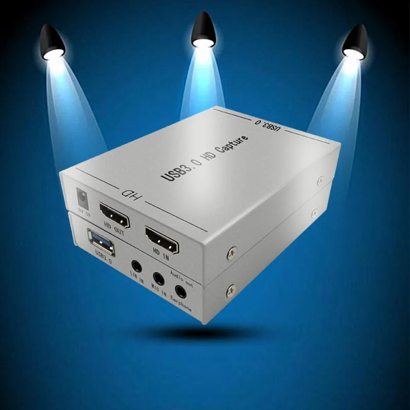 Video Capture Card HDMI USB 3.0 Video Capture Device HDMI to USB Game Capture Live Streaming 1080P Audio Input Mic 3.5mm Output
Video Capture Card HDMI USB 3.0 Video Capture Device HDMI to USB Game Capture Live Streaming 1080P Audio Input Mic 3.5mm Output