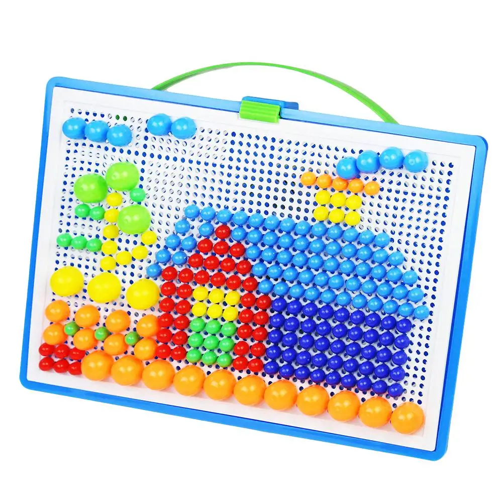 Kids 3D Puzzles Toy Colorful Button Assembling Mushrooms Nails Kit Baby Mosaic Composite Picture Puzzles Board Educational Toy
Kids 3D Puzzles Toy Colorful Button Assembling Mushrooms Nails Kit Baby Mosaic Composite Picture Puzzles Board Educational Toy