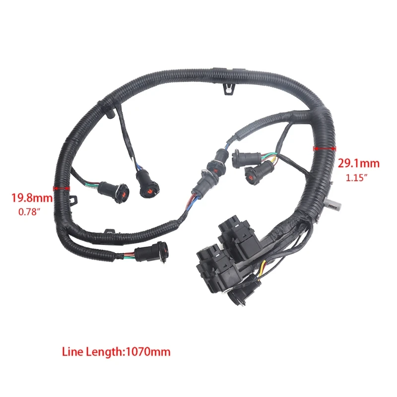 FICM Fuel Injector Module Wiring Harness for 6.0L 05-0 FDEXCURSION2005 Fuel injector harness electric terminal
FICM Fuel Injector Module Wiring Harness for 6.0L 05-0 FDEXCURSION2005 Fuel injector harness electric terminal