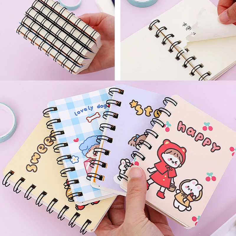 Notebook Diary Blank Notebooks Diaries Mini Loose-leaf Hand Book Kawaii Student Notepad Notebooks for school Office Supplies A7
Notebook Diary Blank Notebooks Diaries Mini Loose-leaf Hand Book Kawaii Student Notepad Notebooks for school Office Supplies A7