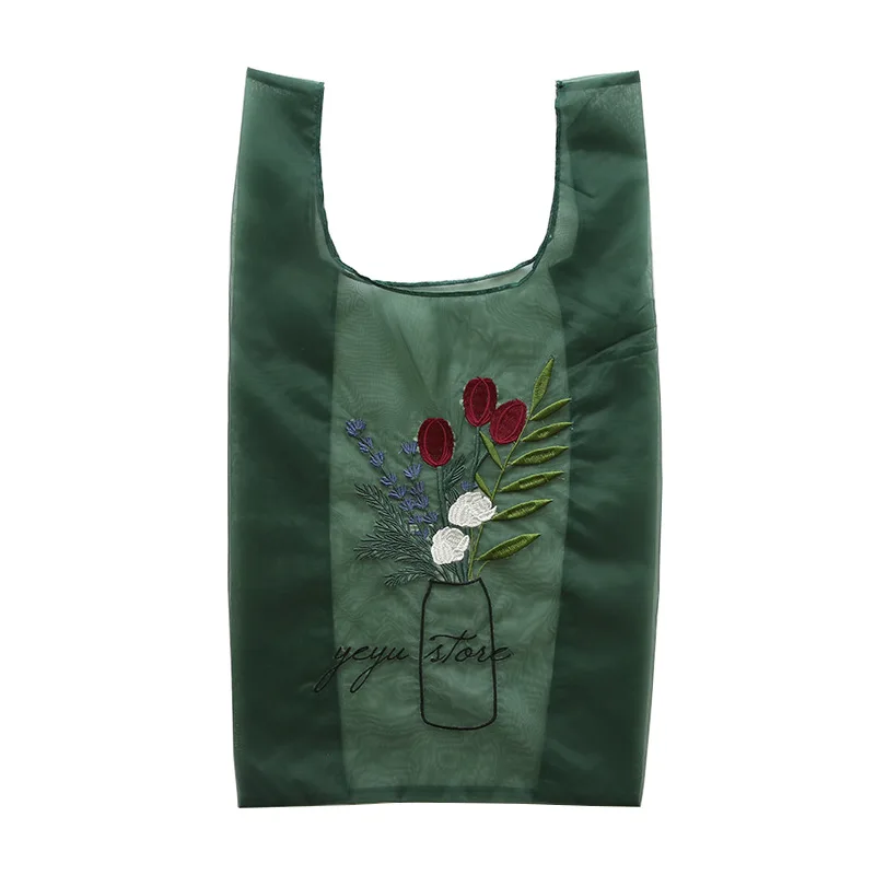 Summer Women Transparent Tote Organza Yarn Cloth Beach Bag Embroidery Handbag High Quality Eco Clear Hand Bags Purse For Girls
Summer Women Transparent Tote Organza Yarn Cloth Beach Bag Embroidery Handbag High Quality Eco Clear Hand Bags Purse For Girls