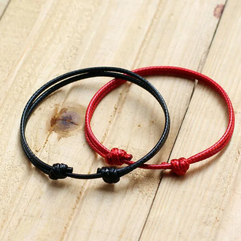 Couple Leather Bracelets for Women Men Gift Lucky Black Red Cord Wholesale Friendship Bangles Best Friend Fashion Jewelry
Couple Leather Bracelets for Women Men Gift Lucky Black Red Cord Wholesale Friendship Bangles Best Friend Fashion Jewelry