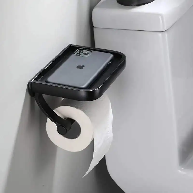 Stainless Steel Toilet Paper Holder Bathroom Wall Mount WC Paper Phone Holder Shelf Towel Roll Shelf Accessories Nordic Style
Stainless Steel Toilet Paper Holder Bathroom Wall Mount WC Paper Phone Holder Shelf Towel Roll Shelf Accessories Nordic Style