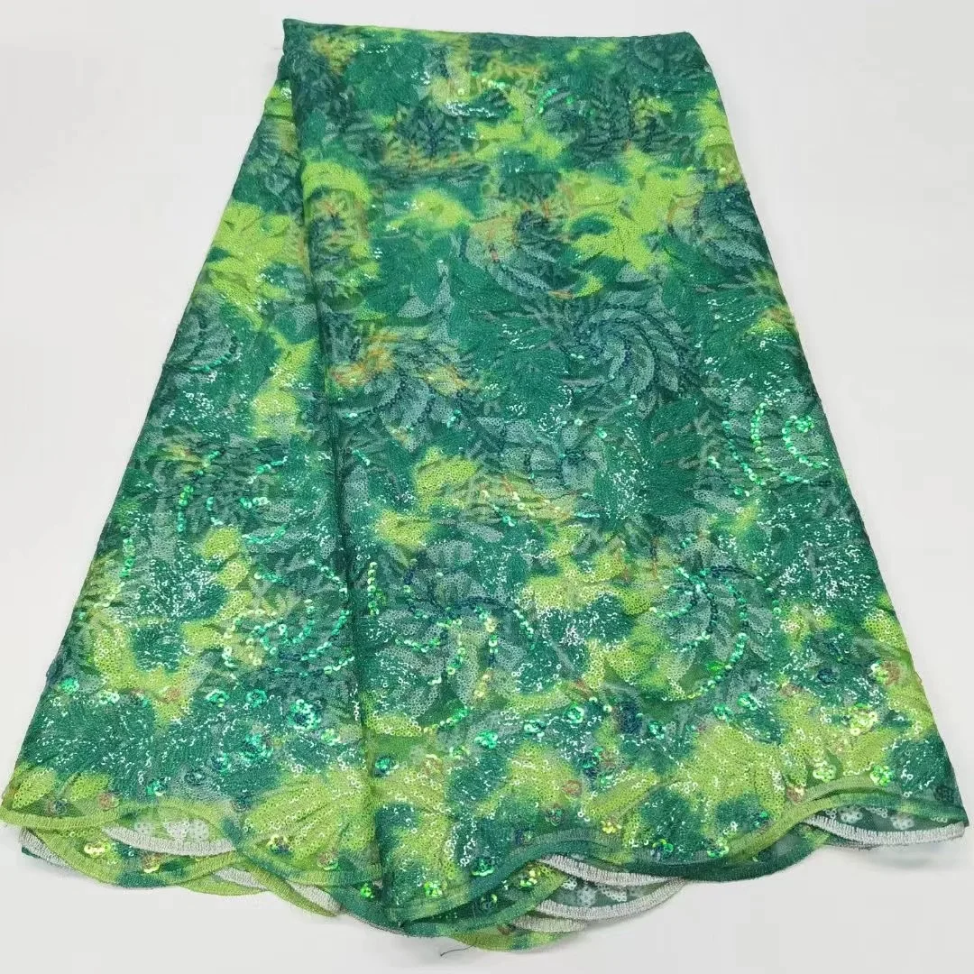 Latest 2021 High Quality African Nigerian Tulle Lace Fabric With Sequins Embroidery Sewing Guipure Organza Prom Dresses 5yards
Latest 2021 High Quality African Nigerian Tulle Lace Fabric With Sequins Embroidery Sewing Guipure Organza Prom Dresses 5yards