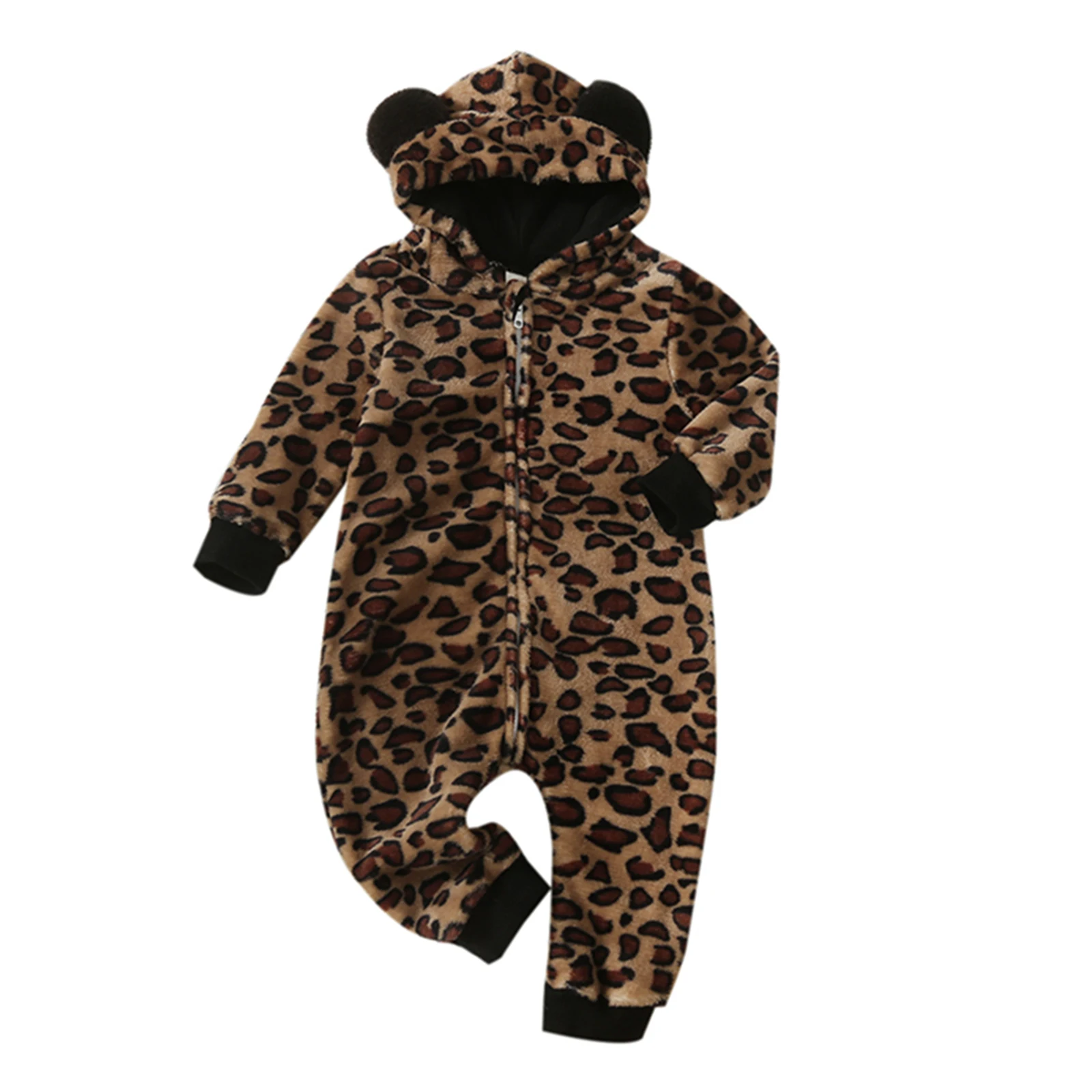 Lioraitiin 0-24M Newborn Infant Baby Girl Fashion Leopard Print Jumpsuitl Long Sleeve Hooded Zipper Romper
Lioraitiin 0-24M Newborn Infant Baby Girl Fashion Leopard Print Jumpsuitl Long Sleeve Hooded Zipper Romper