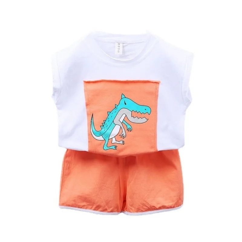 Summer Children Boys Cartoon Suit Clothing Baby Girls Cotton Vest Shorts 2Pcs/sets Toddler Casual Sportswear Kids Infant Clothes 
Summer Children Boys Cartoon Suit Clothing Baby Girls Cotton Vest Shorts 2Pcs/sets Toddler Casual Sportswear Kids Infant Clothes