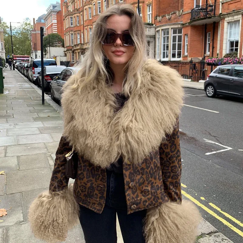 Jackets for Women Jacket Winter Women's Short Warm Furry Jacket Slim Women's Leopard Print Short Jacket Woman Jacket Winter2020
Jackets for Women Jacket Winter Women's Short Warm Furry Jacket Slim Women's Leopard Print Short Jacket Woman Jacket Winter2020