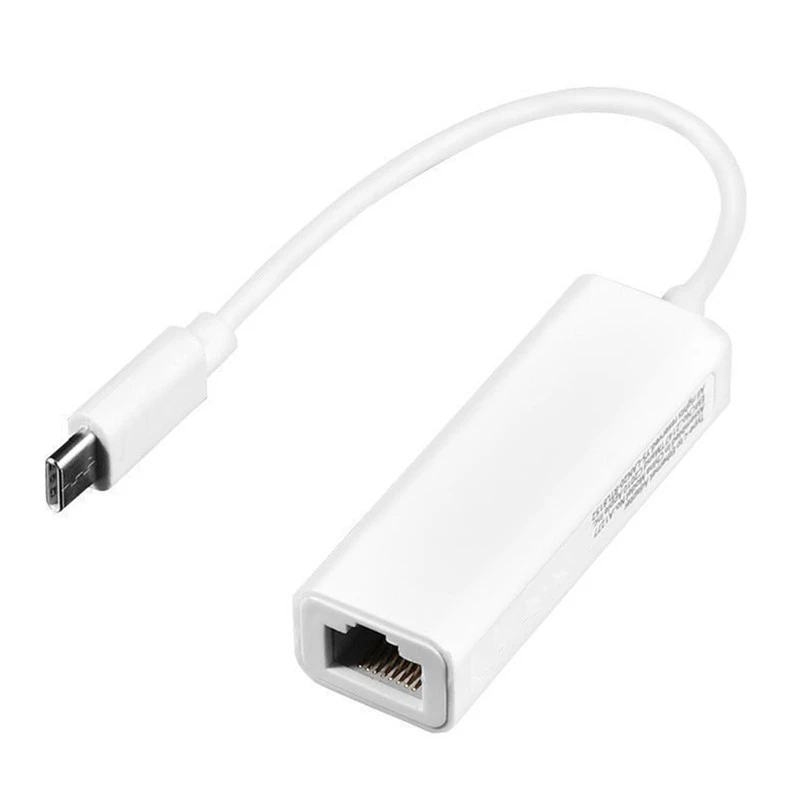 Type C Ethernet Adapter 10/100Mbps Network Card RJ45 Type C USB C Lan Card for Windows Internet Cable
Type C Ethernet Adapter 10/100Mbps Network Card RJ45 Type C USB C Lan Card for Windows Internet Cable