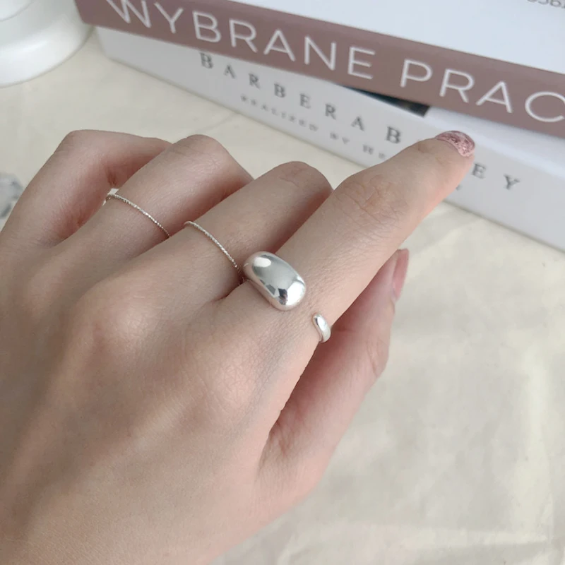 Water Droplets Flat Smooth Ring For Women Signet Adjustable Chunky Rings Trendy Finger Jewelry Accessories Gift Bijoux Femme
Water Droplets Flat Smooth Ring For Women Signet Adjustable Chunky Rings Trendy Finger Jewelry Accessories Gift Bijoux Femme