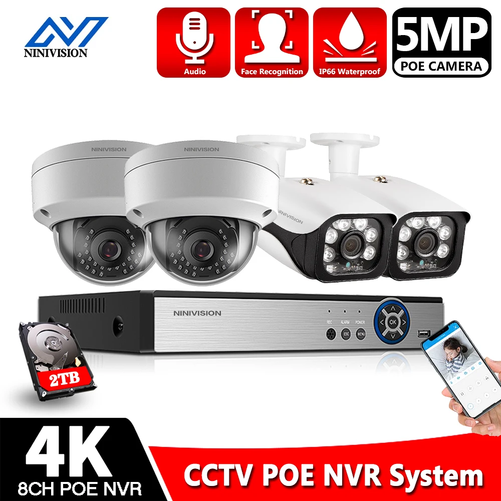 Face Detection POE NVR Kit Outdoor Audio IP Camera 8CH Video Security Surveillance System Infrared Night Vision CCTV Cameras Set 
Face Detection POE NVR Kit Outdoor Audio IP Camera 8CH Video Security Surveillance System Infrared Night Vision CCTV Cameras Set