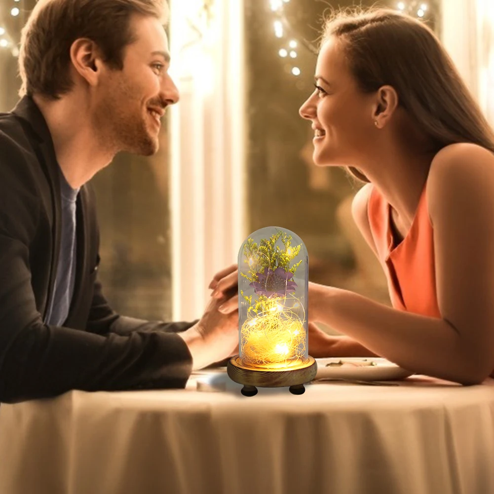 Valentine Day Mother Day Gifts Sunflower Banquet Dried Flowers in Glass Dome Warm Light Bedside Lamp Home Decorative Night Light
Valentine Day Mother Day Gifts Sunflower Banquet Dried Flowers in Glass Dome Warm Light Bedside Lamp Home Decorative Night Light