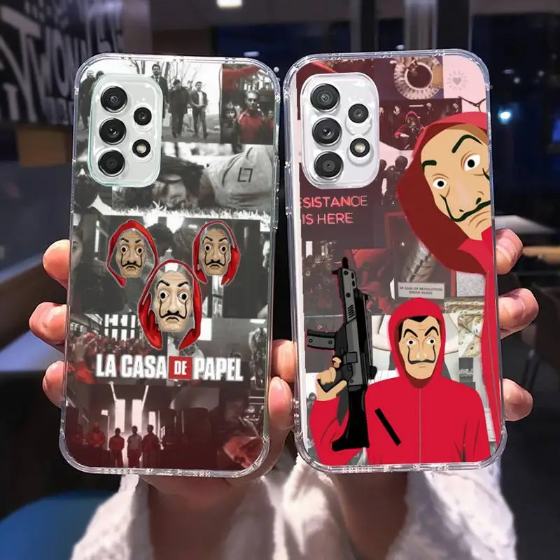 La Casa de papel Spain TV Phone Case for Samsung A 51 50 52 12 21s 31 40 70 71 note S 20 10 21 ultra plus fe clear coque shell
La Casa de papel Spain TV Phone Case for Samsung A 51 50 52 12 21s 31 40 70 71 note S 20 10 21 ultra plus fe clear coque shell